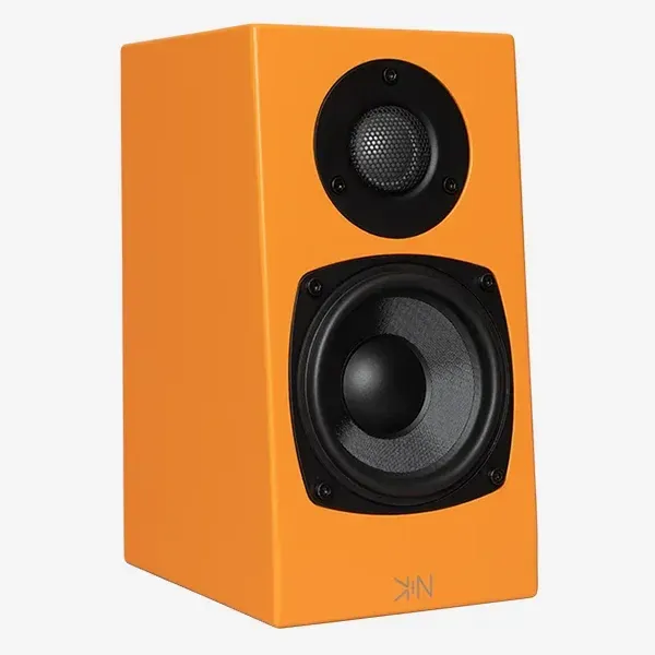 Totem Kin One diffusori scaffale passivi arancioni fase