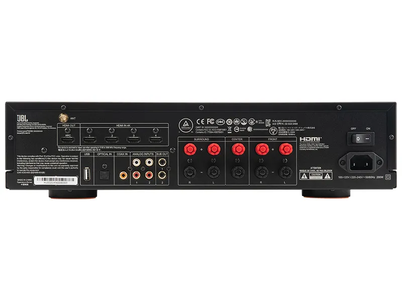 JBL MA310 Sintoamplificatore Home Cinema 5.2 4K Bluetooth