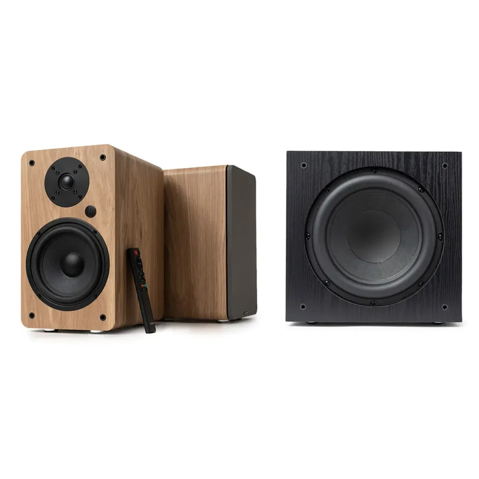 Vulkkano A6 ARC + SUB10 Kit Audio Marrone