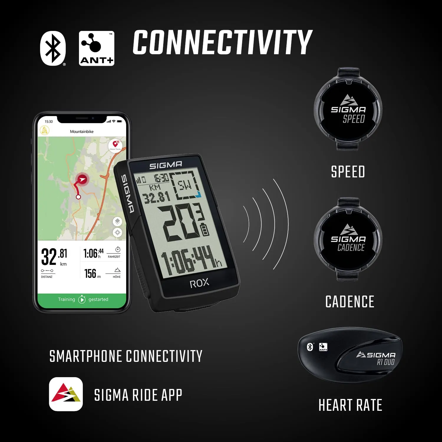 Sigma ROX 4.0 SE ciclocomputer GPS nero 2,4 pollici