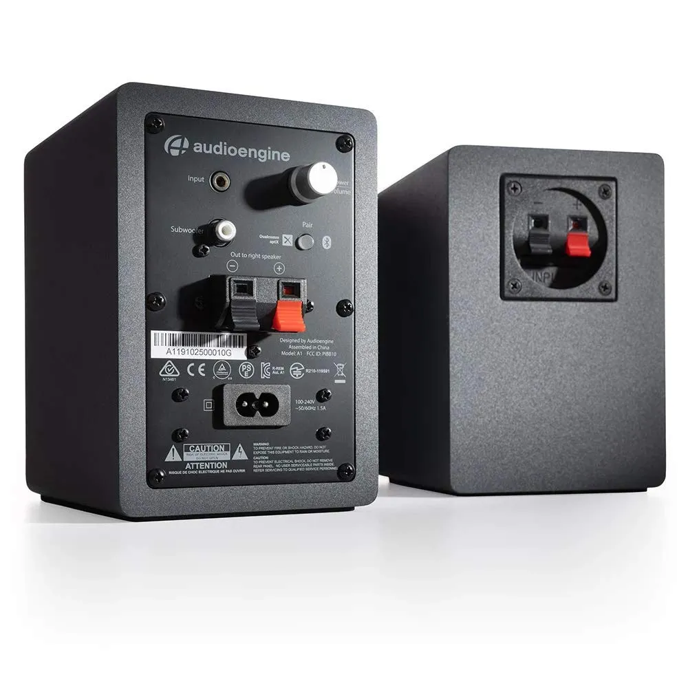 Audioengine A1 diffusori Bluetooth grigio coppia aptX