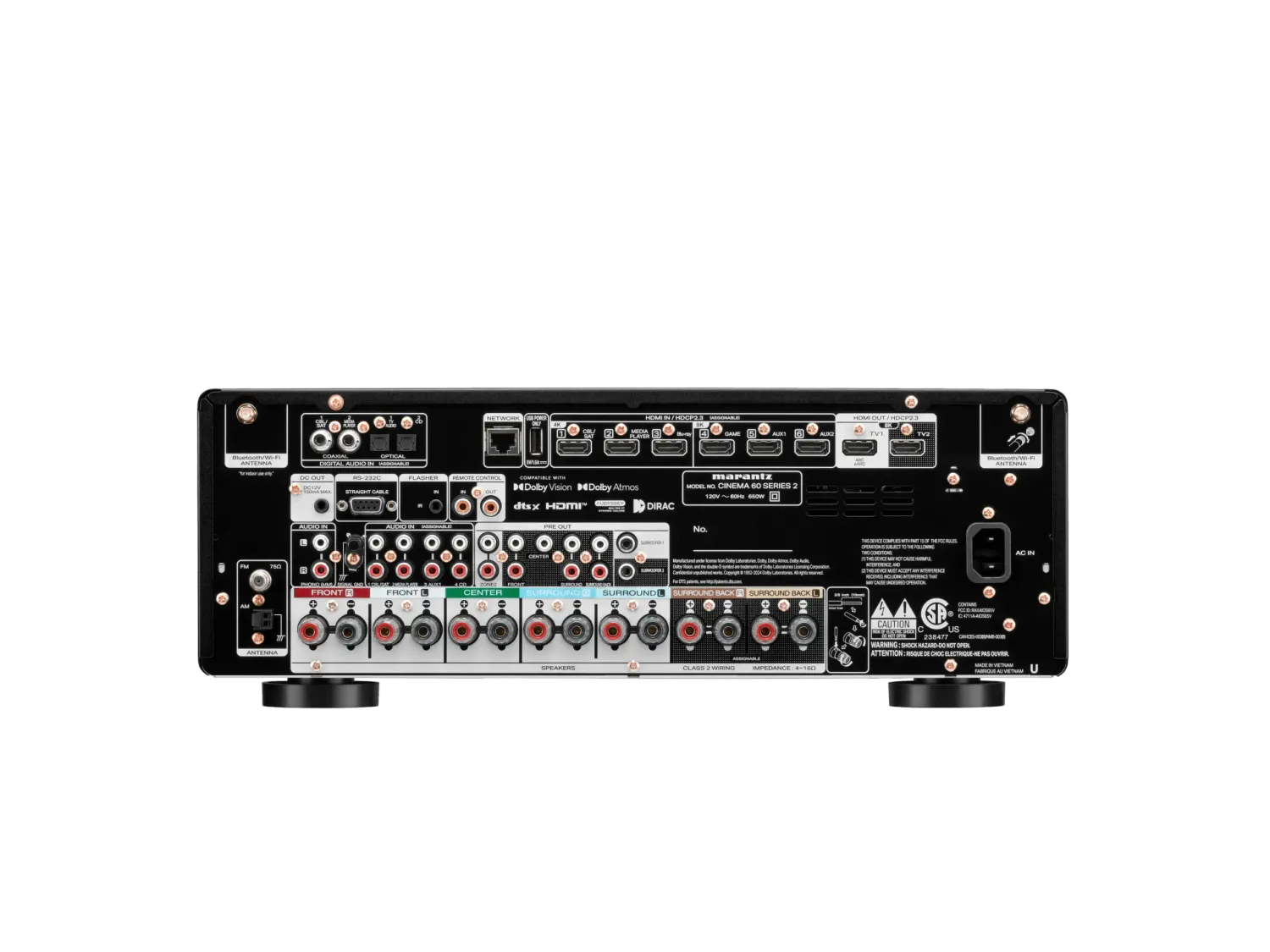 Marantz Cinema 60 Serie 2 sintoamplificatore 7.2 Dolby Atmos