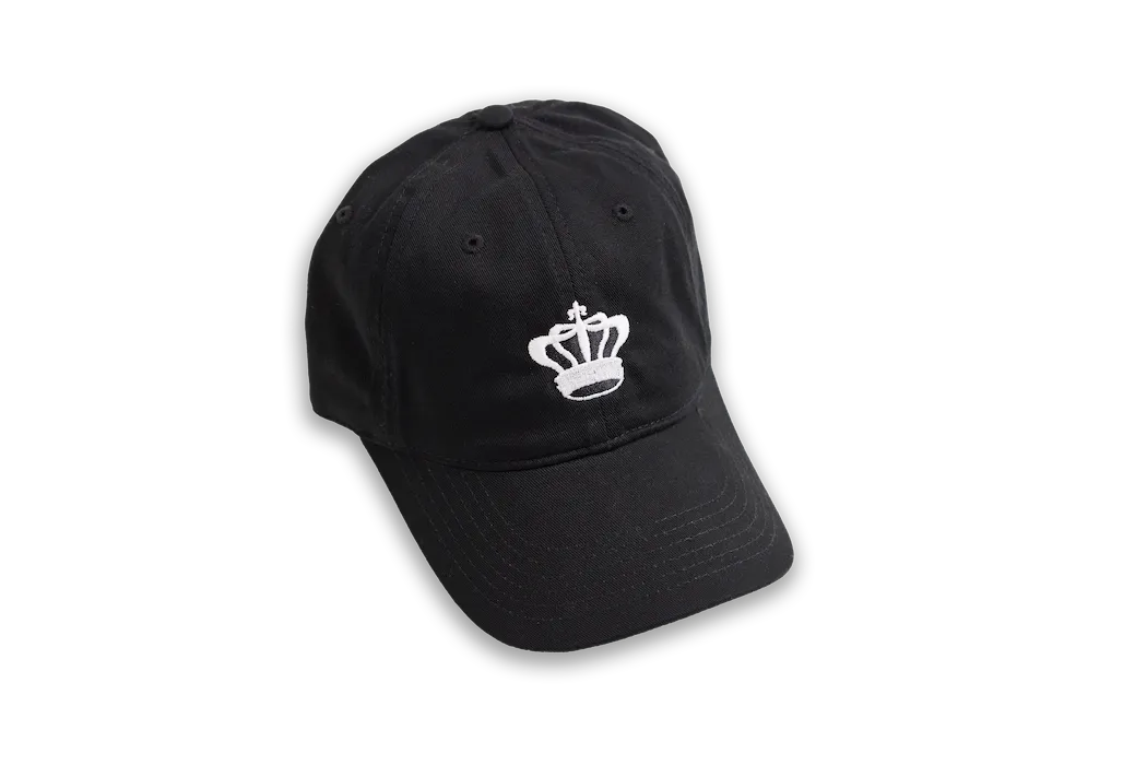 REL Acoustics Crown cappello cotone nero ricamato