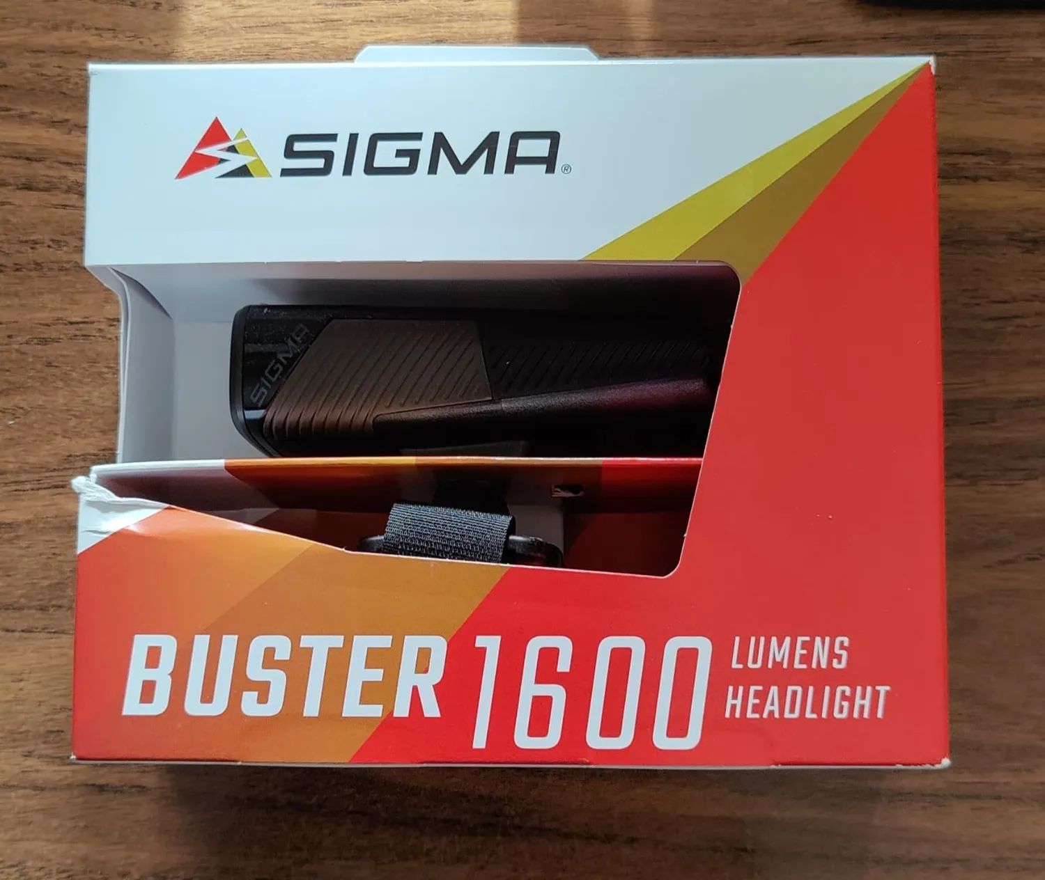 Sigma Buster 1600HL Luce Casco 1600 Lumen