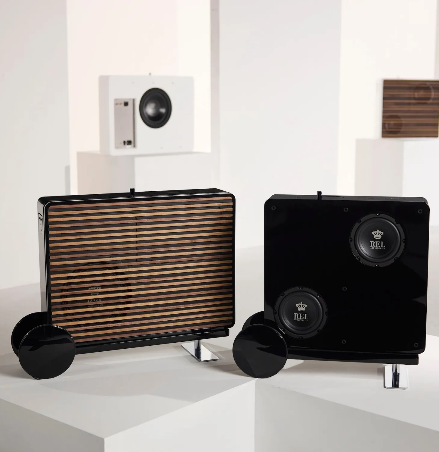 REL Acoustics Planar Cart carrello subwoofer PL-1 PL-2 nero