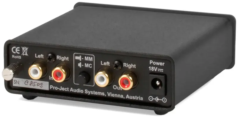 Pro-Ject Phono Box pre phono MM MC nero