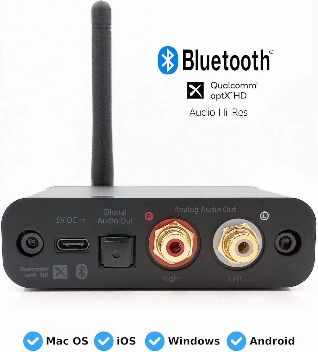 Audioengine B1 ricevitore Bluetooth aptX HD 30m
