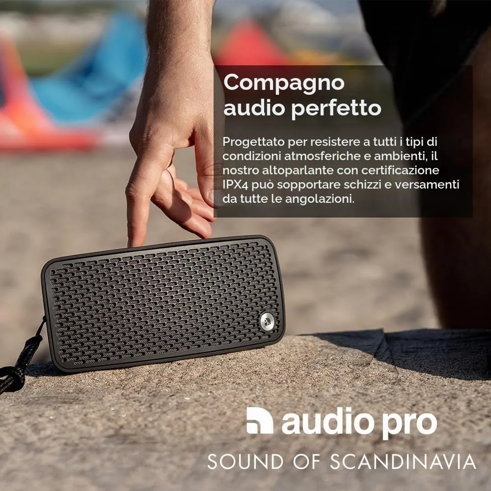 Audio Pro P5 cassa Bluetooth portatile nera IPX4