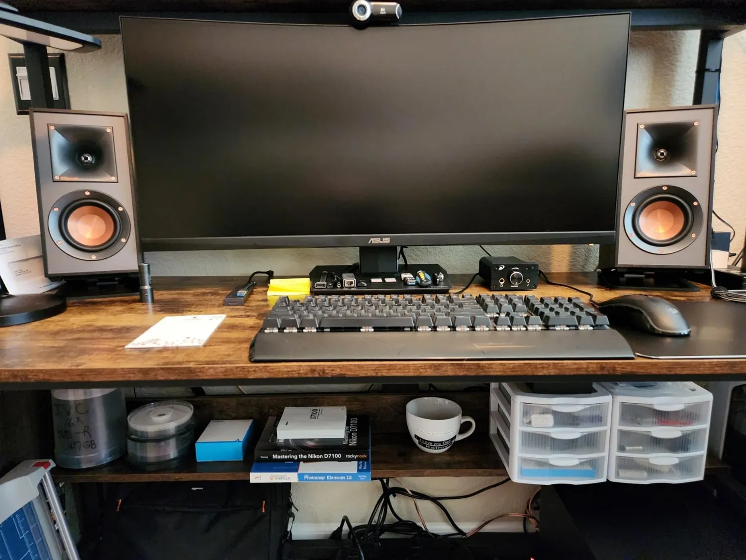 Audioengine DS2M supporti diffusori nero coppia inclinati