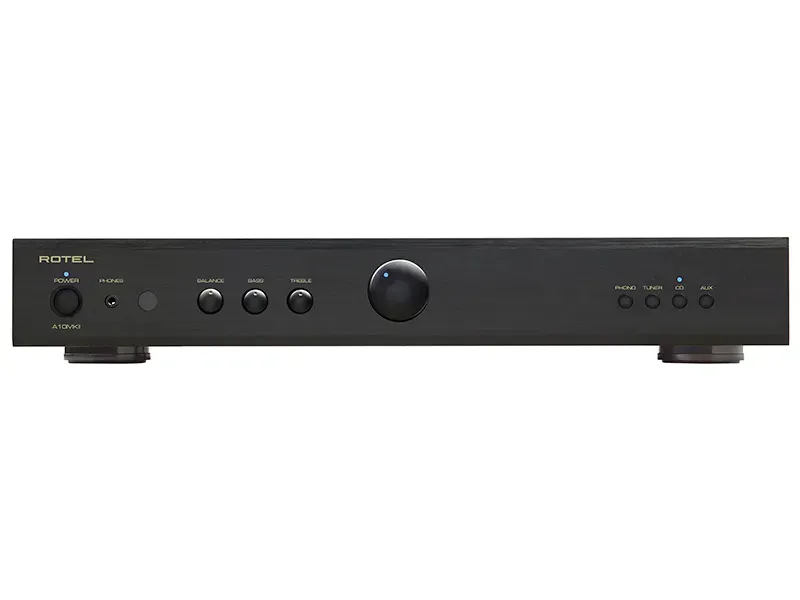 Rotel A10 MKII Amplificatore Integrato Nero 50W Phono MM