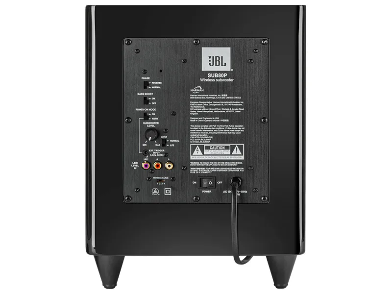 JBL SUB80P subwoofer attivo wireless 200W