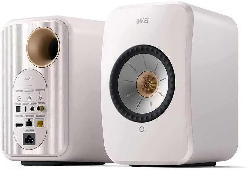 KEF LSX II diffusori wireless neri HDMI-ARC USB-C Uni-Q