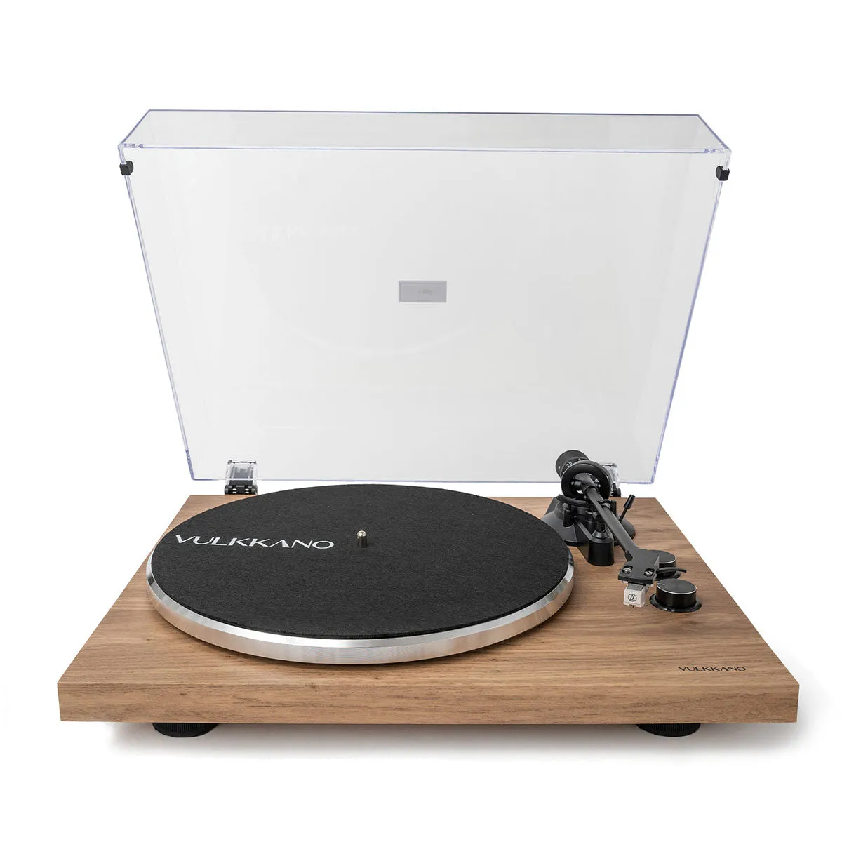 Vulkkano TD10 giradischi marrone cinghia legno