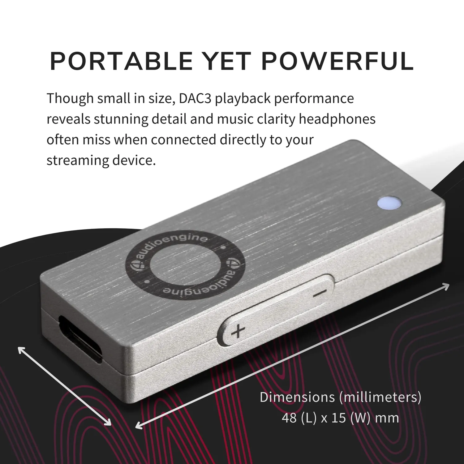 Audioengine DAC3 DAC portatile 32 bit USB-C