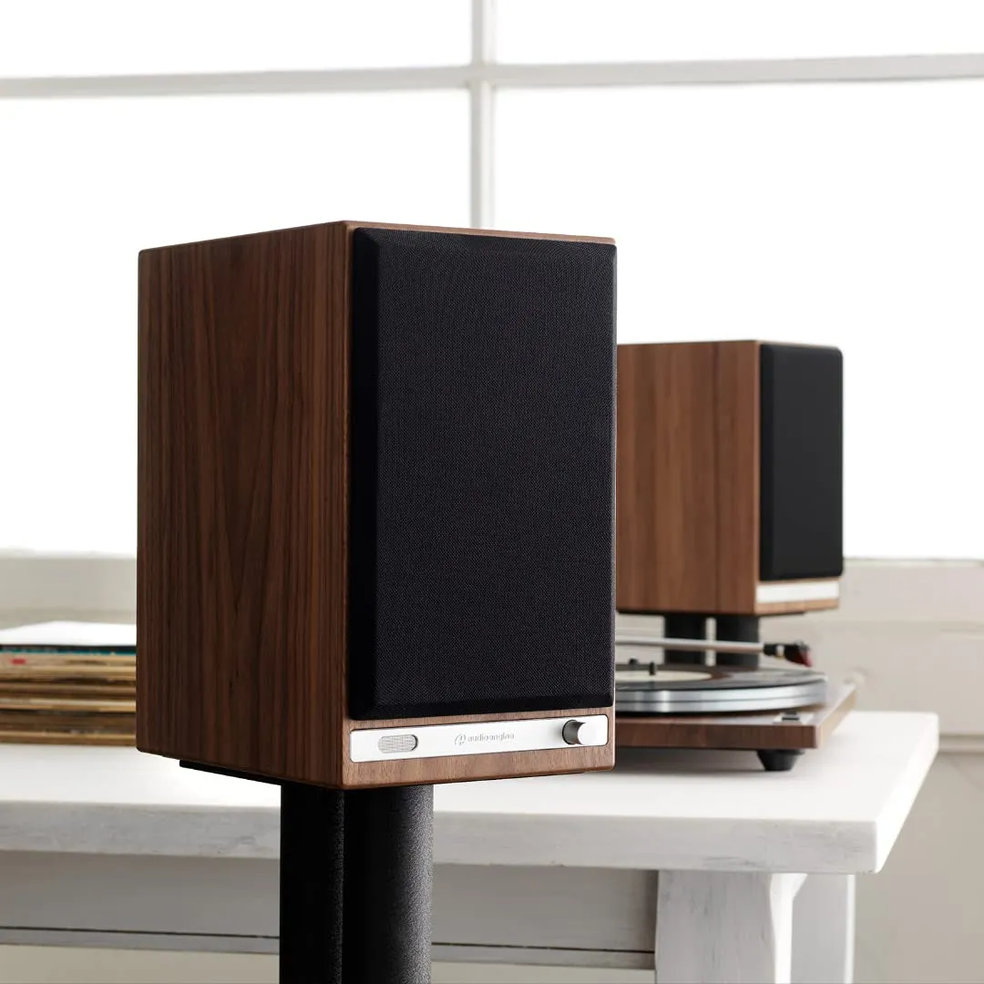 Audioengine HD6 diffusori wireless marrone 24-bit Bluetooth