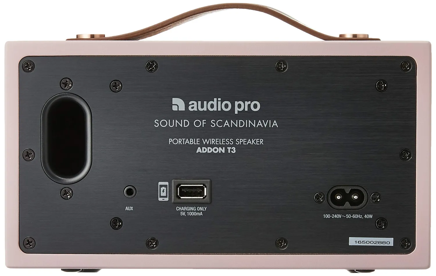 Audio Pro Addon T3 cassa bluetooth rosa portatile