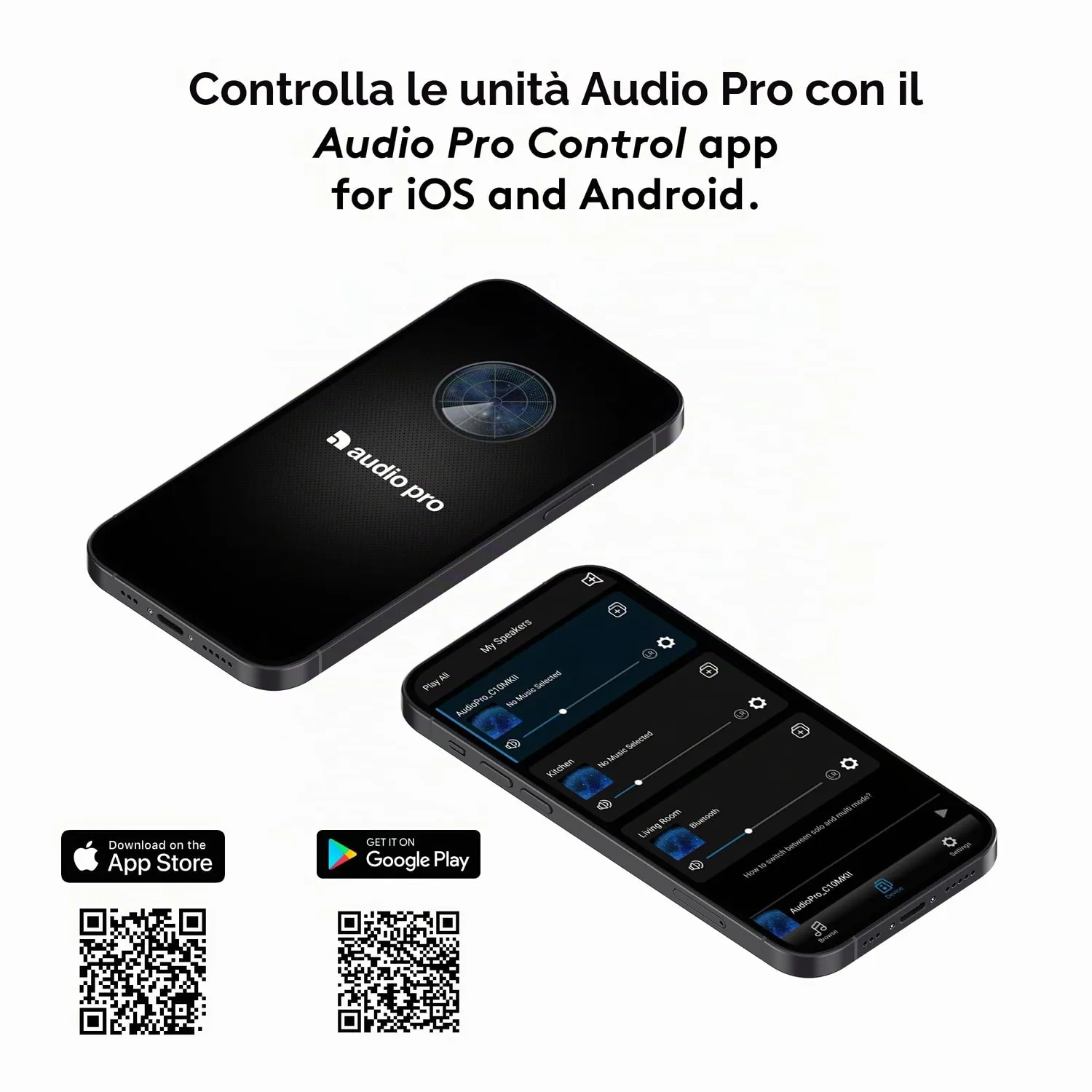 Audio Pro C10 MkII Speaker Bluetooth WiFi Nero Multiroom