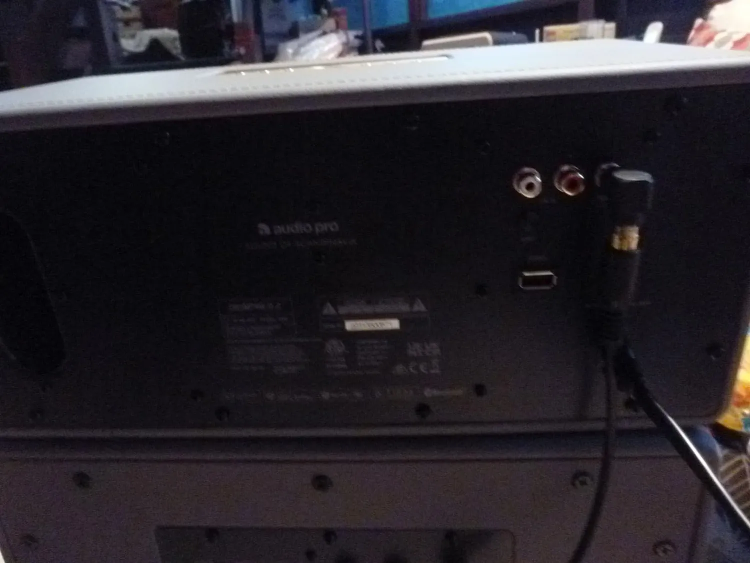 Audio Pro Drumfire II Cassa WiFi Bianco Seta Multiroom