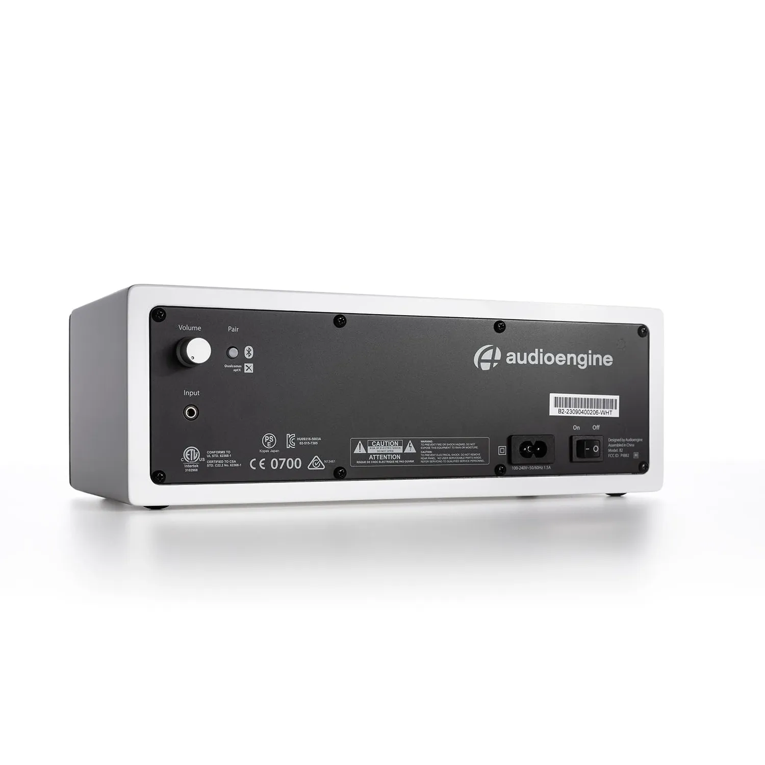 Audioengine B2 altoparlante Bluetooth bianco aptX legno