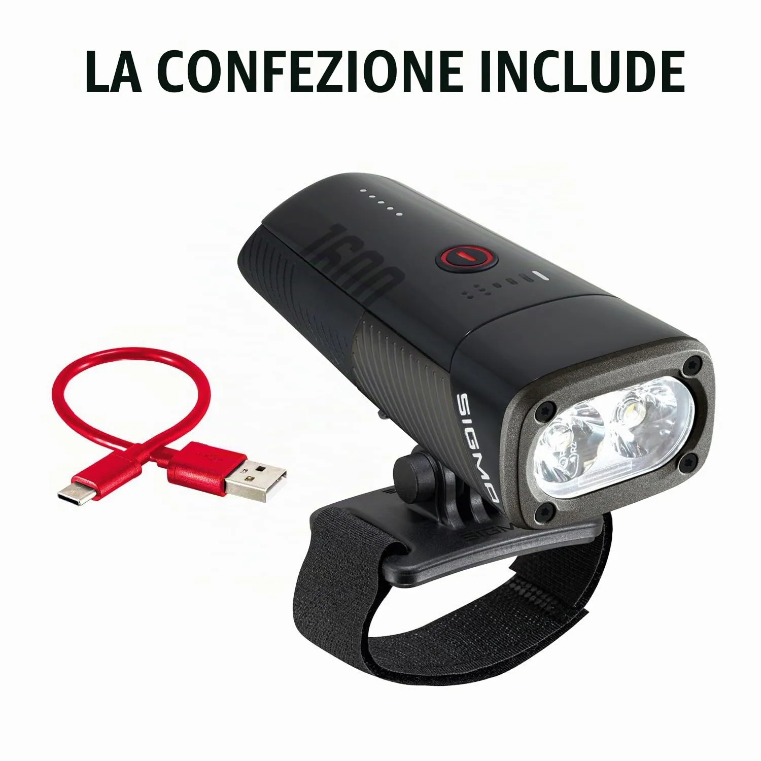 Sigma Buster 1600HL Luce Casco 1600 Lumen