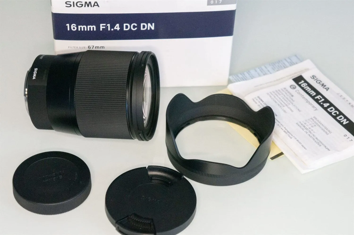 Sigma Contemporary 16mm F1.4 obiettivo Sony E grandangolare