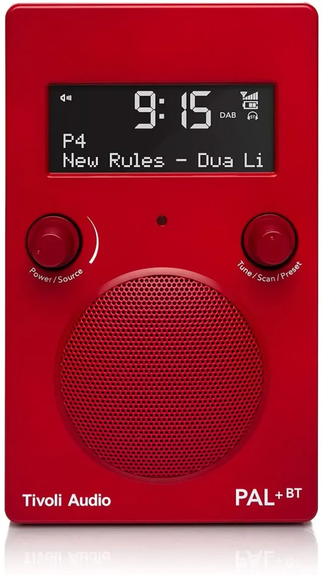Tivoli Audio PAL+ BT radio portatile rossa Bluetooth