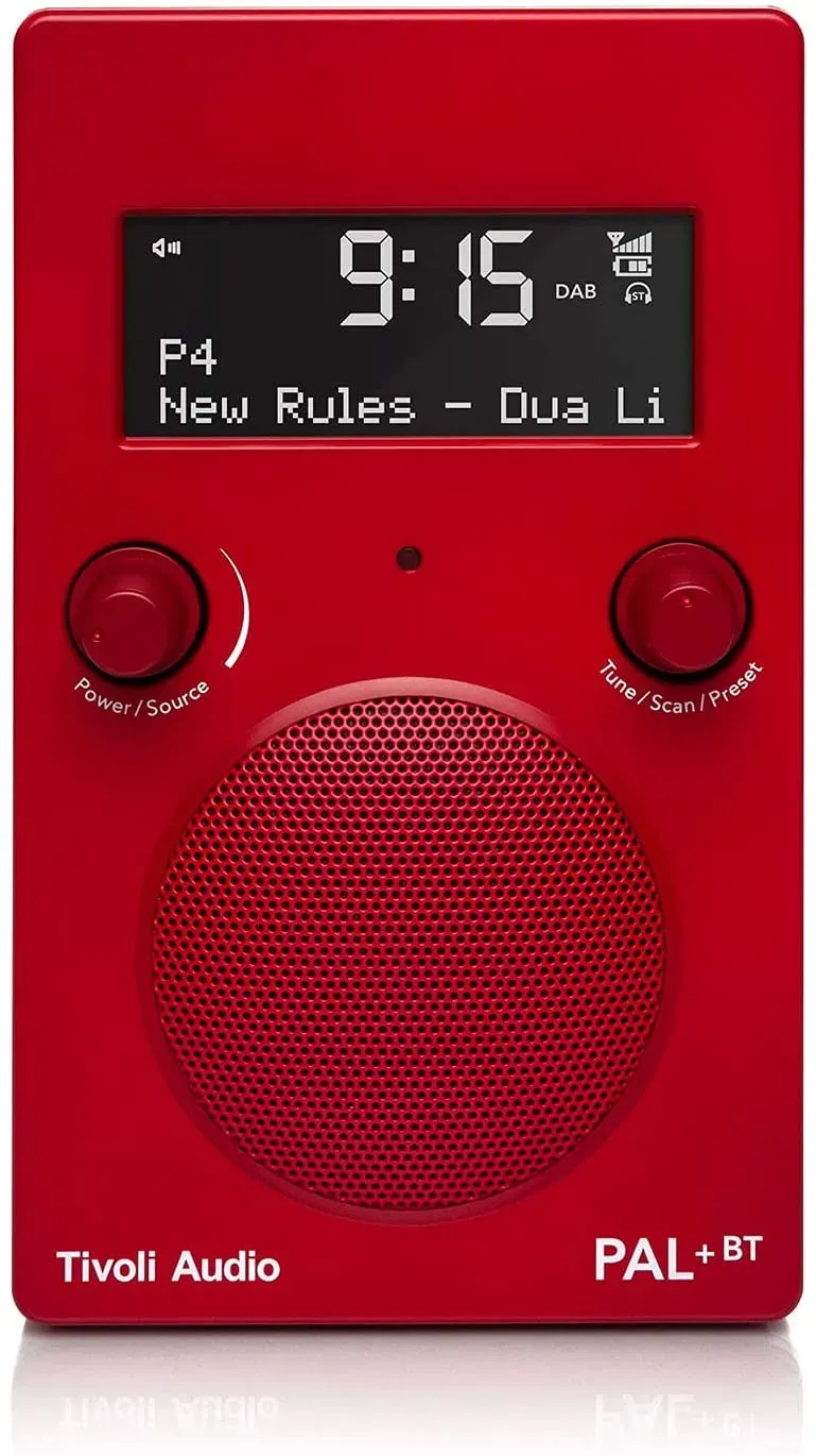 Tivoli Audio PAL+ BT radio portatile rossa Bluetooth