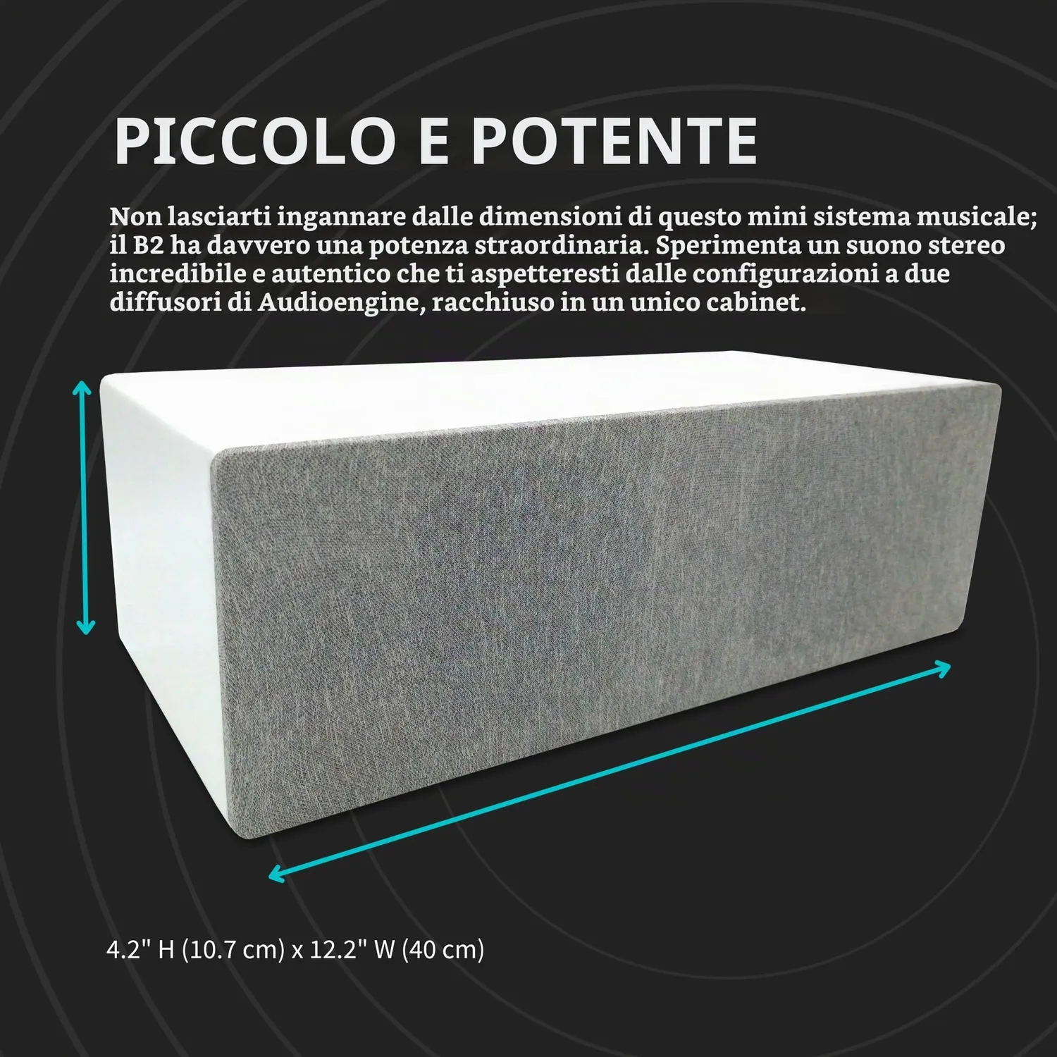 Audioengine B2 altoparlante Bluetooth bianco aptX legno