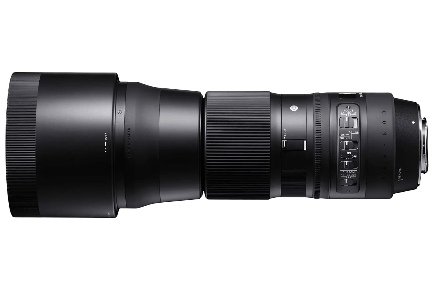 Sigma 150-600mm F5-6.3 DG OS HSM obiettivo attacco Nikon