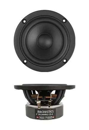 SB Acoustics SB12MNRX2-25-4 altoparlante 4" Norex 4 ohm