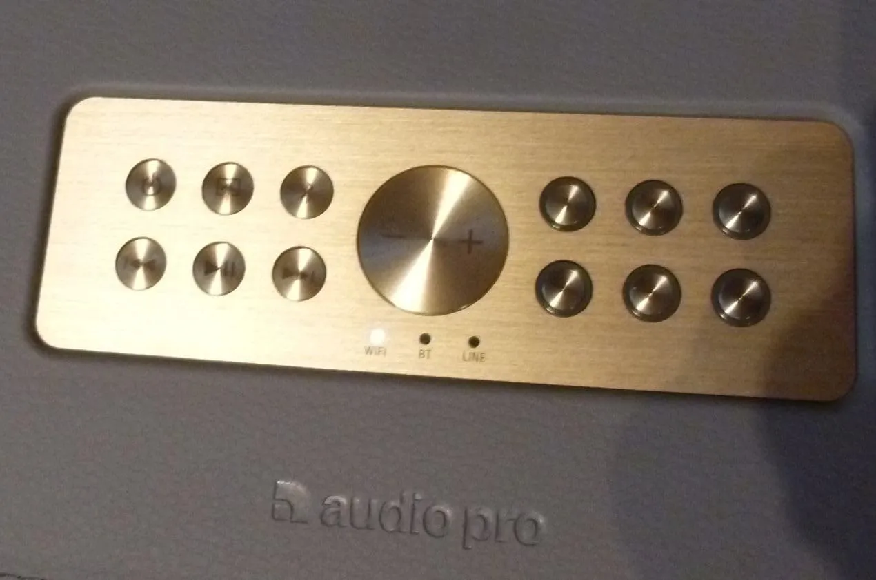 Audio Pro Drumfire II Cassa WiFi Bianco Seta Multiroom
