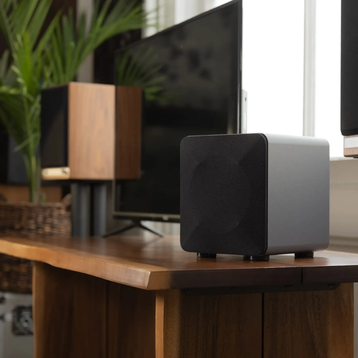 Audioengine S6 subwoofer attivo grigio 210W