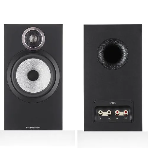 Bowers Wilkins 606 S3 Diffusori Scaffale Neri Continuum