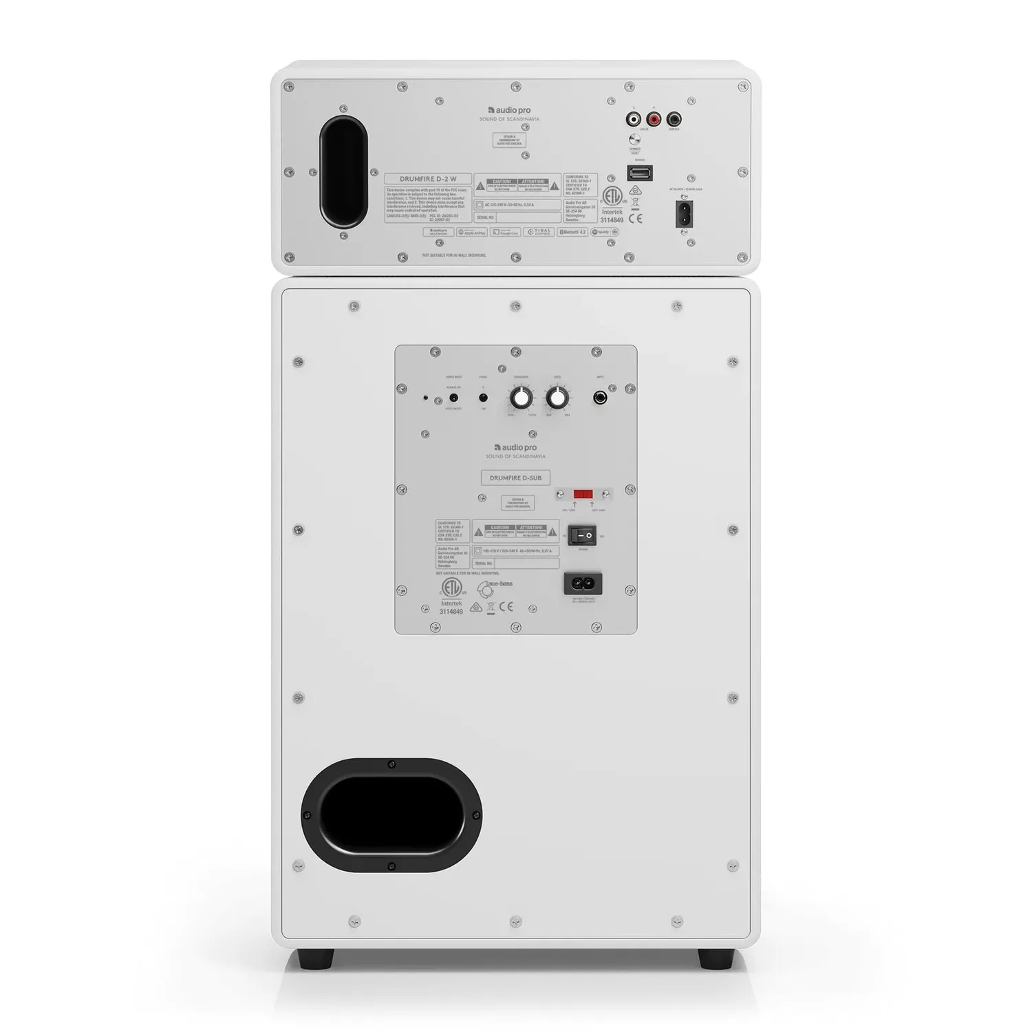 Audio Pro Drumfire II Cassa WiFi Bianco Seta Multiroom