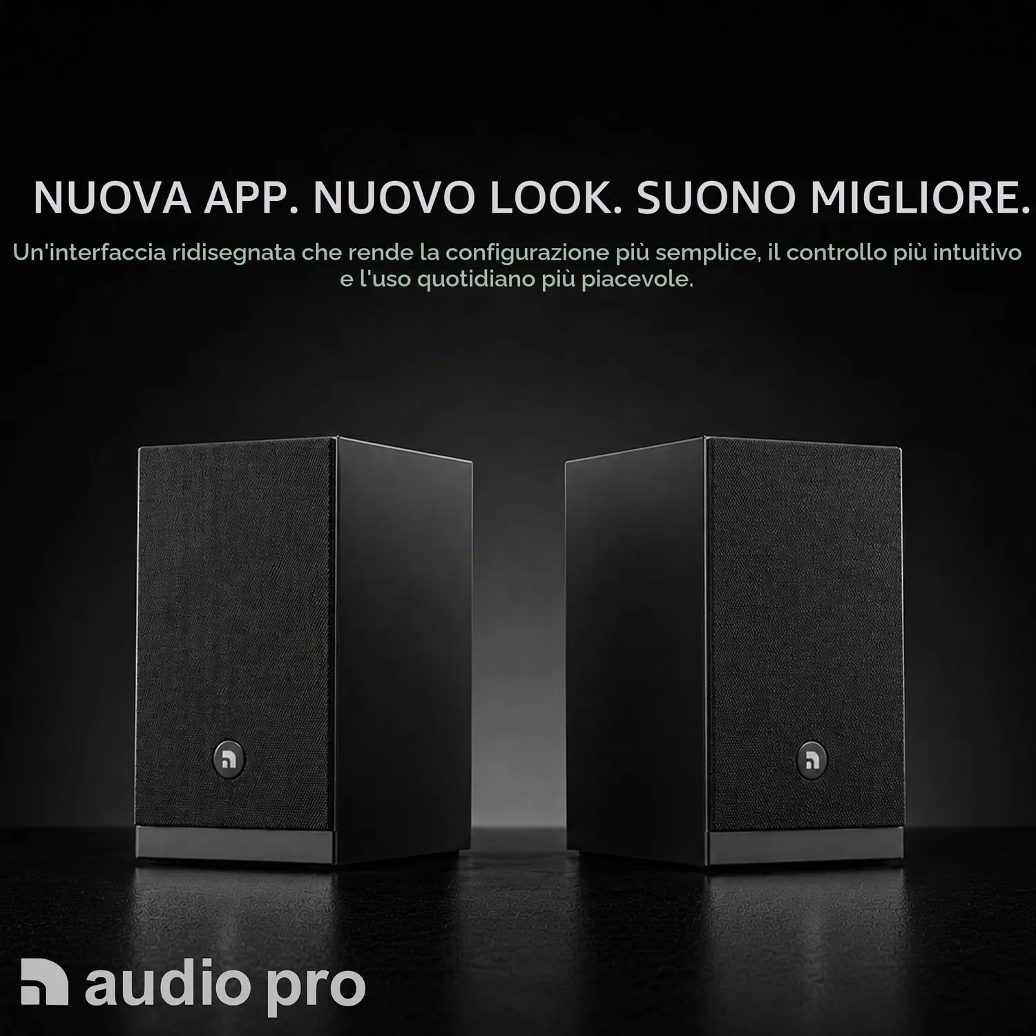 Audio Pro A28W altoparlanti attivi neri HDMI ARC