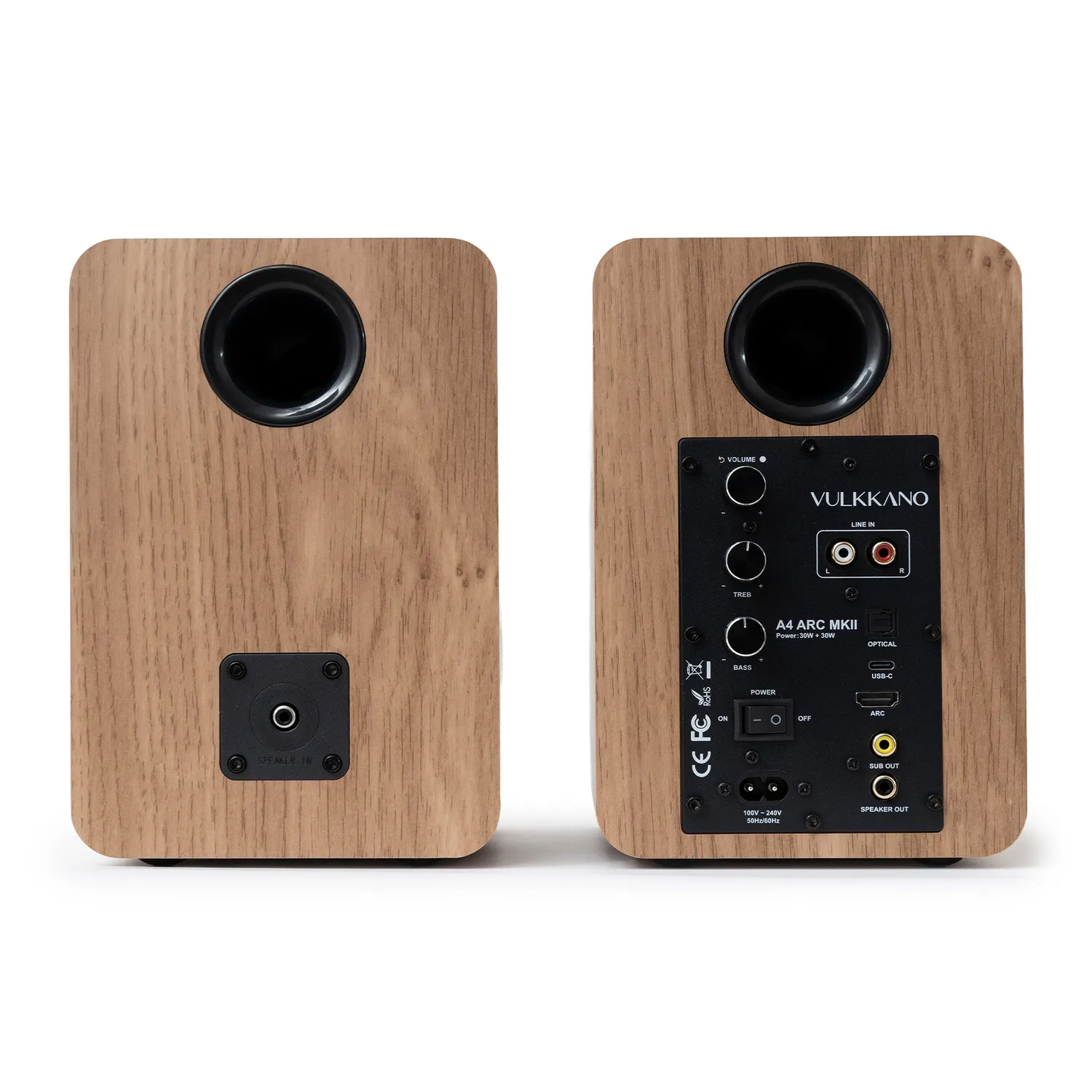 VULKKANO A4 ARC MKII diffusori attivi marrone