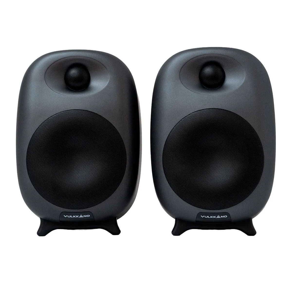 Vulkkano D4 Diffusori Attivi da Tavolo Neri 80W