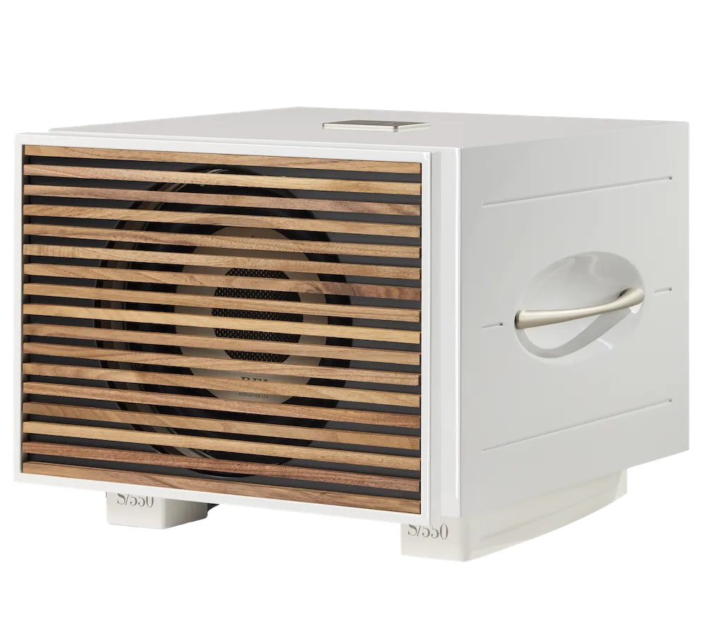 REL Acoustics griglia legno subwoofer Serie S Planar singola