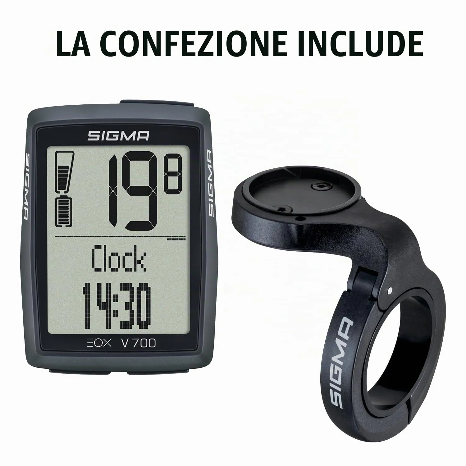 Sigma EOX View 700 display e-bike con Butler