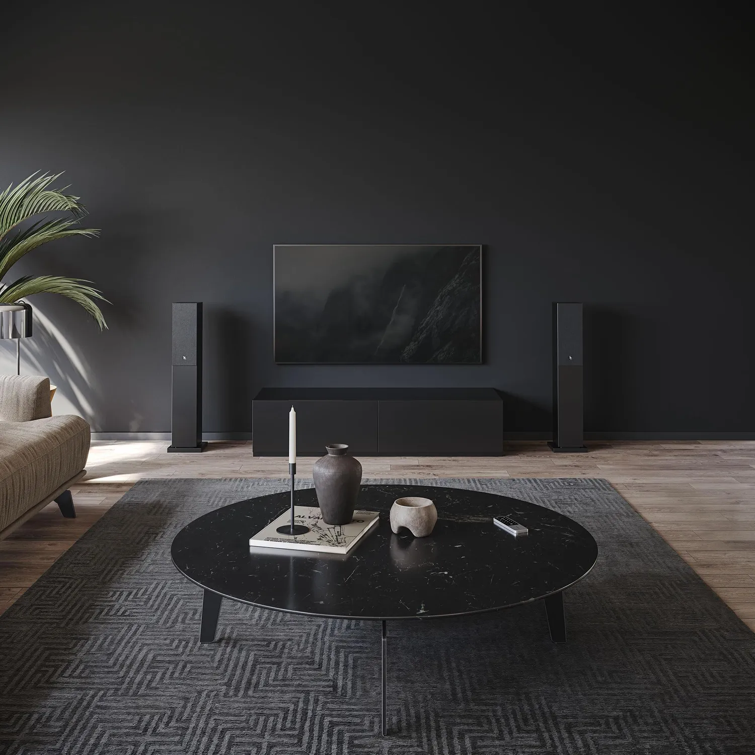 Audio Pro A38W diffusori attivi neri HDMI ARC