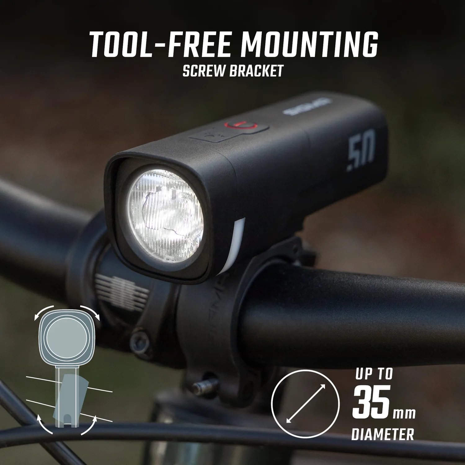 Sigma Aura 50 luce bici LED 50 lux USB-C
