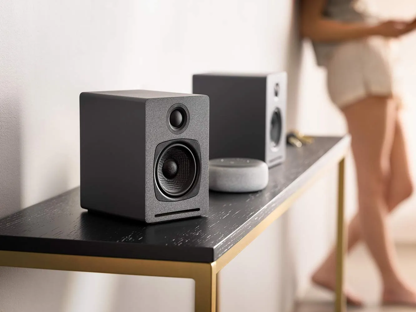 Audioengine A1 diffusori Bluetooth grigio coppia aptX