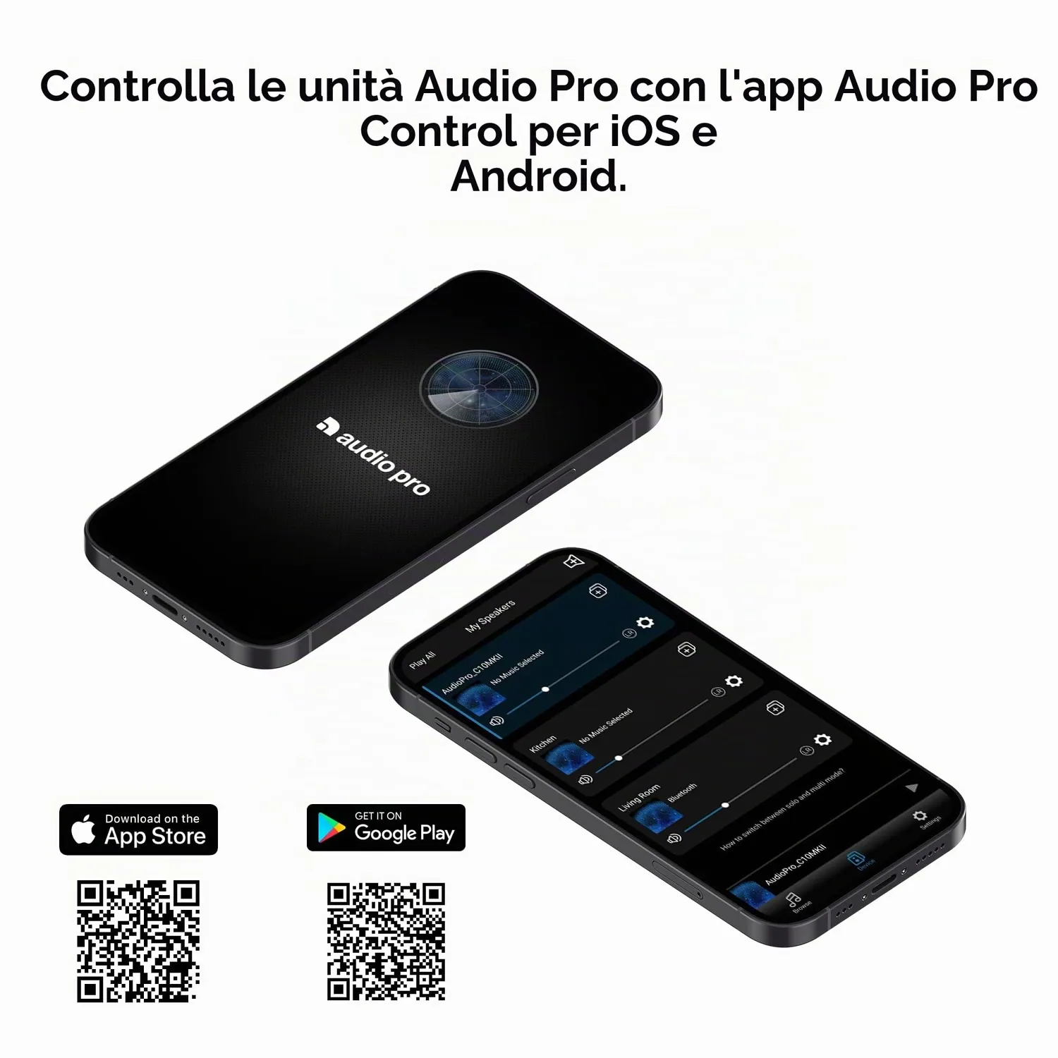 Audio Pro C10 MKII speaker WiFi bianco AirPlay Google Cast