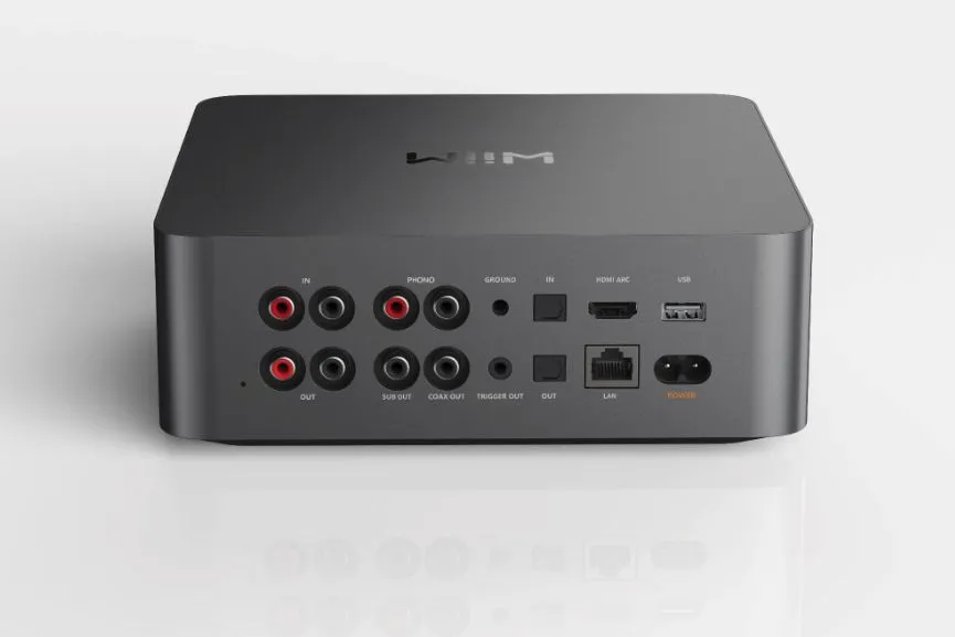 WiiM Ultra Silver streamer DAC preamplificatore touch