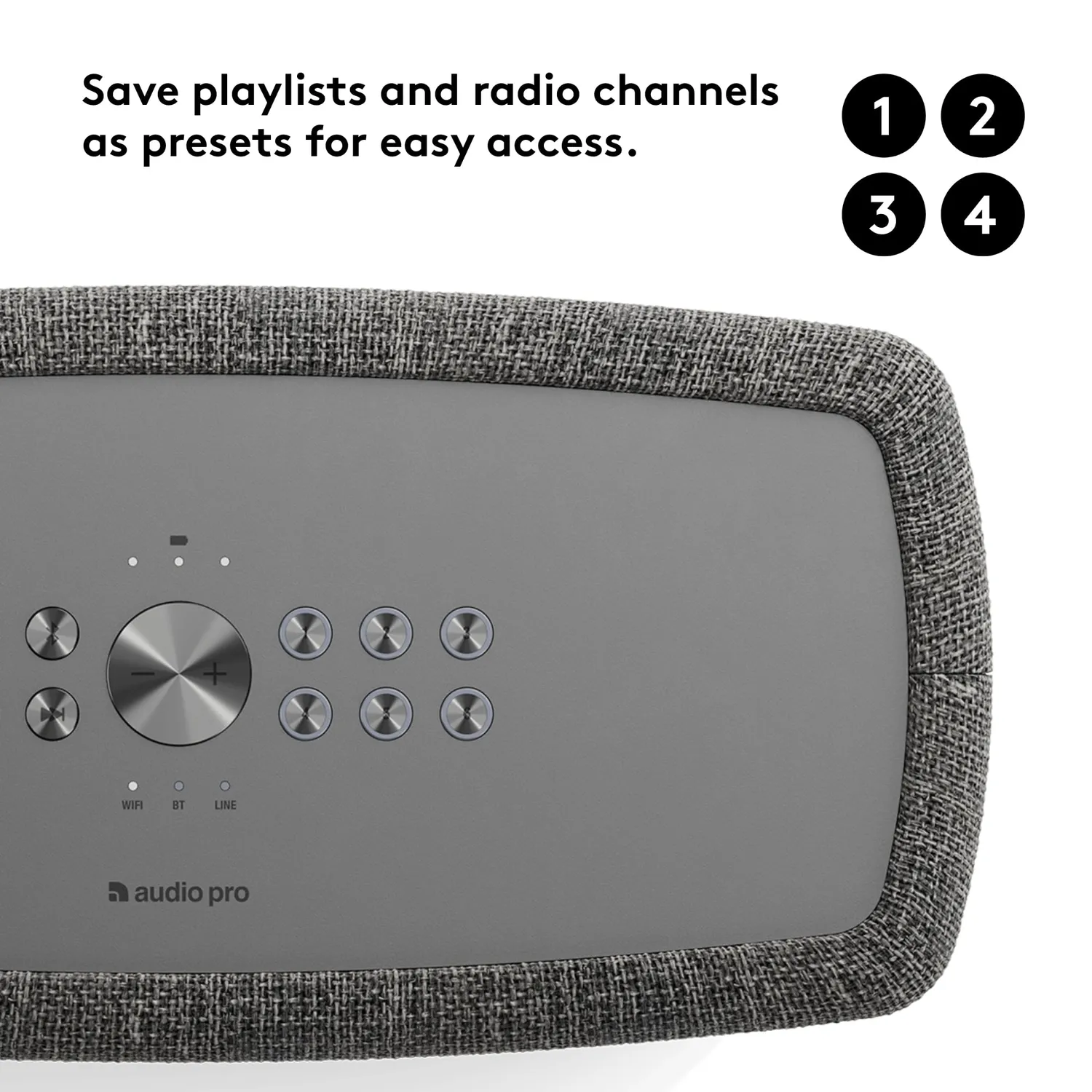 Audio Pro A15 cassa wireless Bluetooth grigio scuro