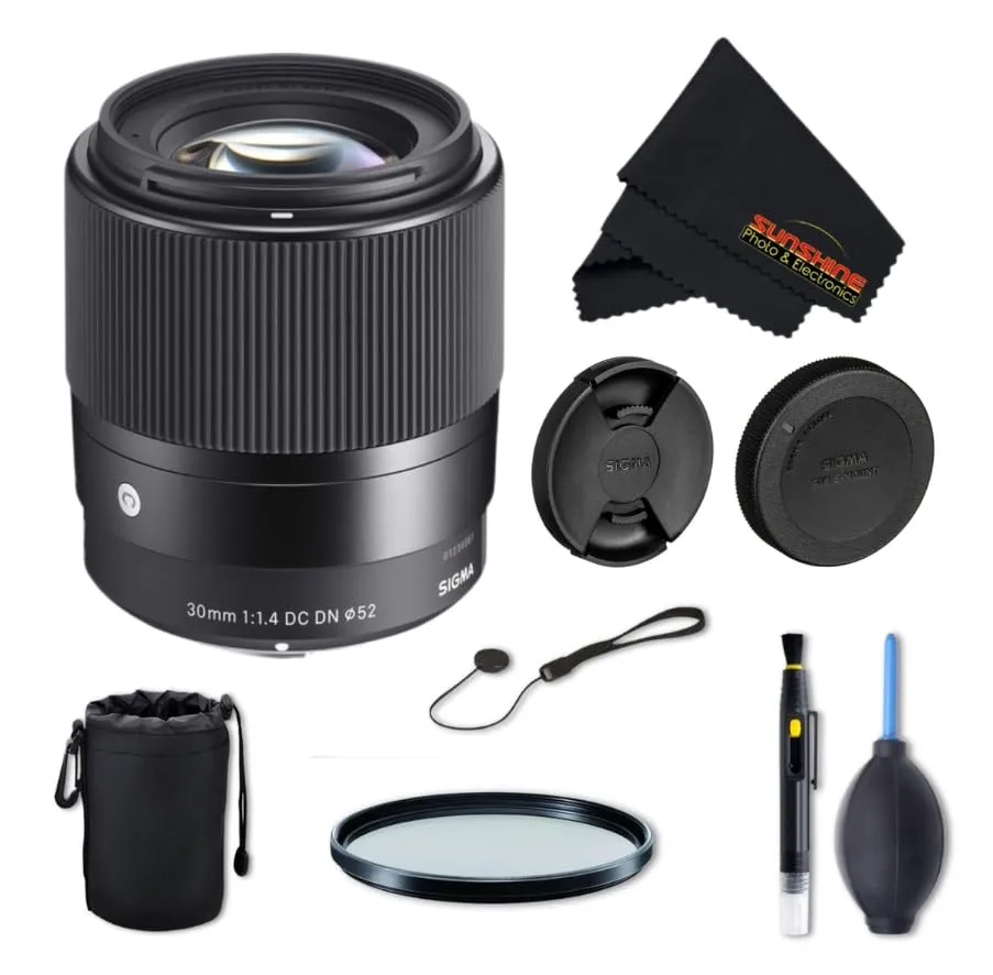 Sigma 30mm F1.4 DC DN obiettivo Sony E mirrorless
