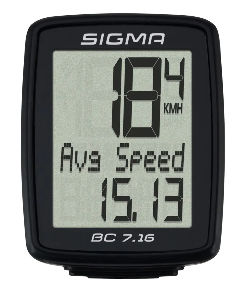 Sigma BC 7.16 ATS computerino bici con filo impermeabile IPX8