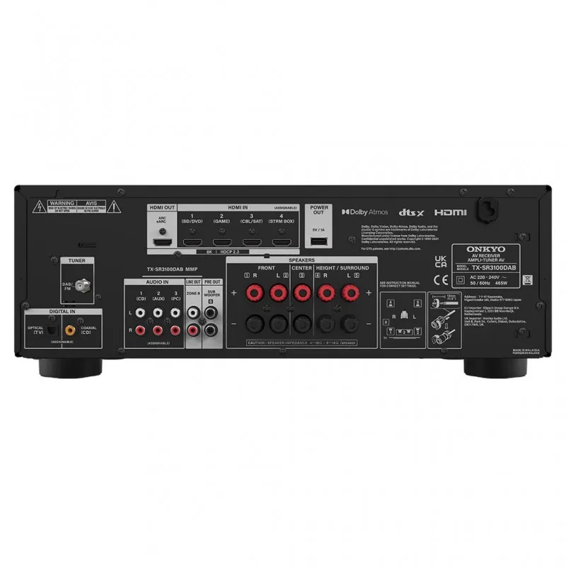 Onkyo TX-SR3100 sintoamplificatore 5.2 canali 8K
