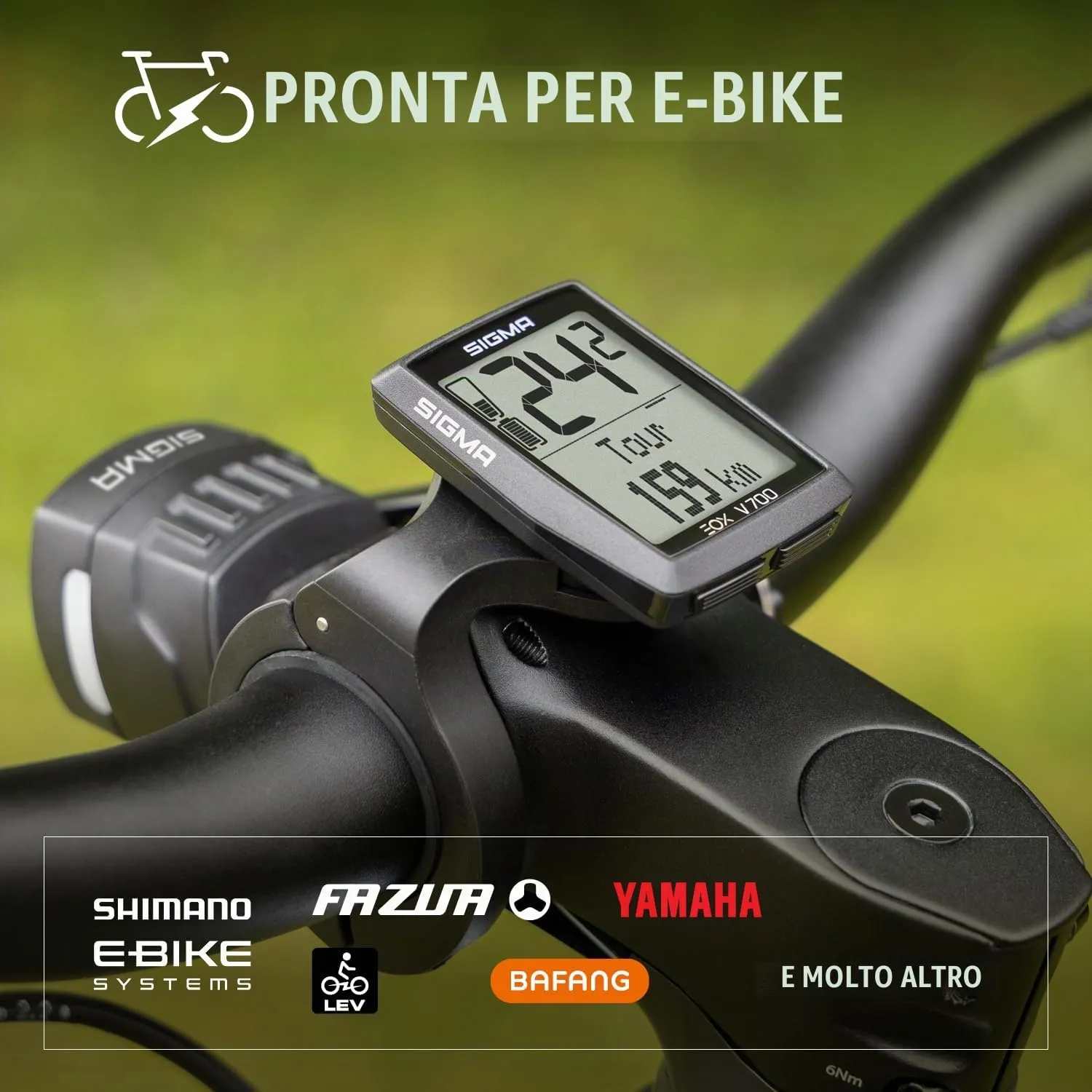 Sigma EOX View 700 display e-bike con Butler
