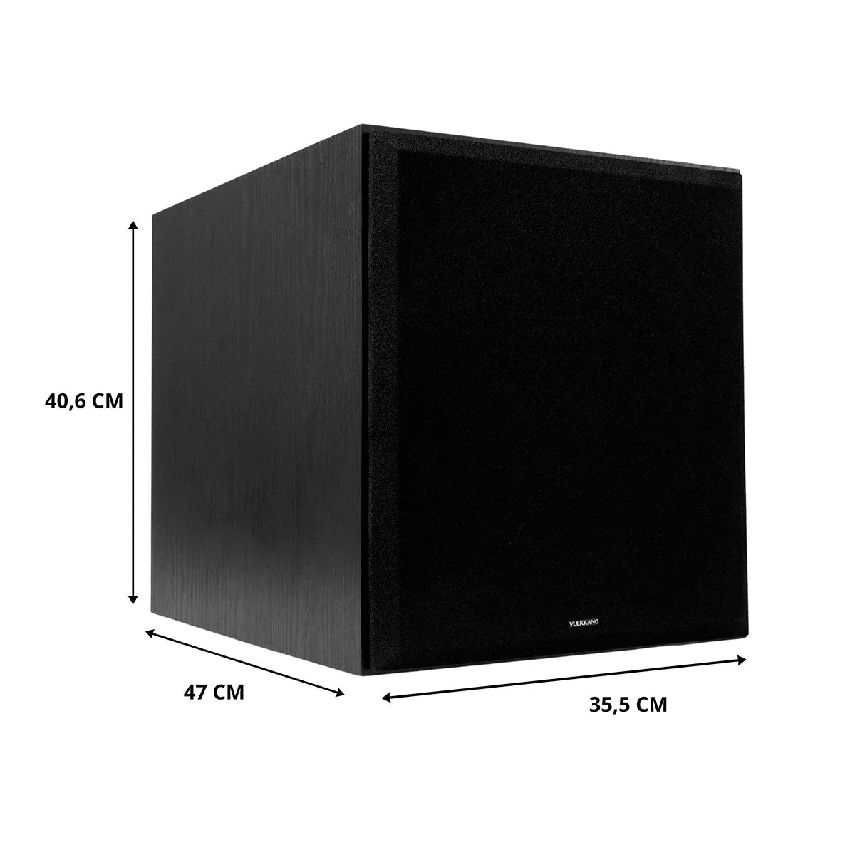 VULKKANO SUB12 subwoofer attivo 12" 200W nero